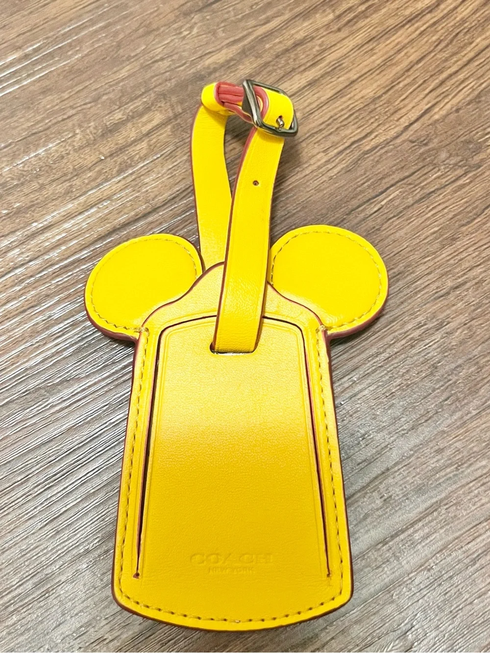 Coach Yellow Character Ear Luggage Tag